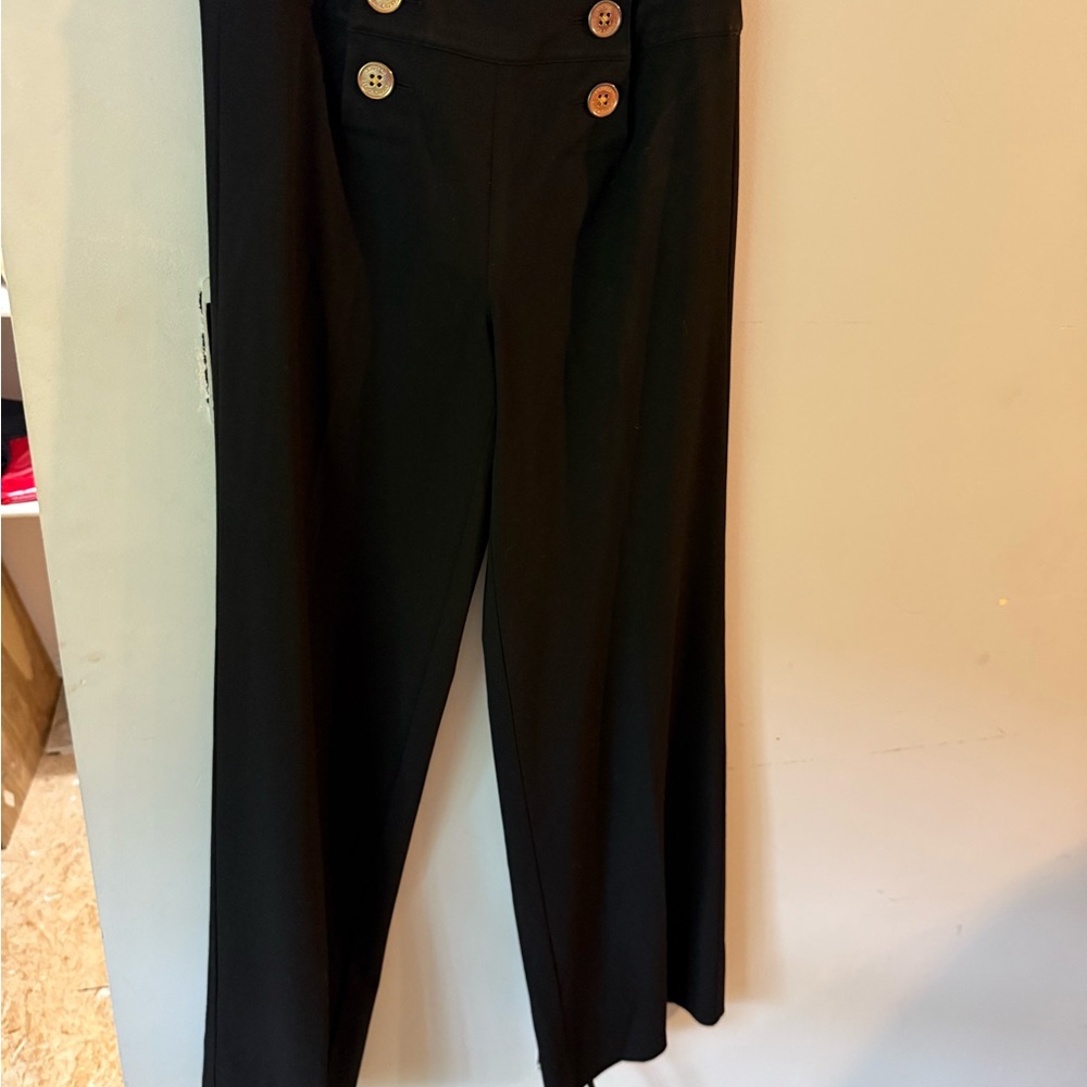 Lauren Ralph Lauren Black Wide Leg Pants